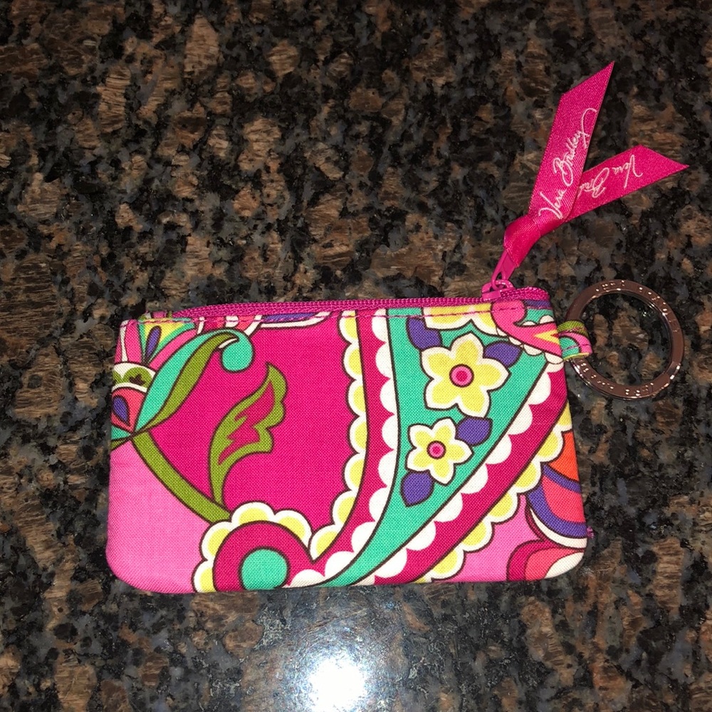 Vera Bradley key chain card holder